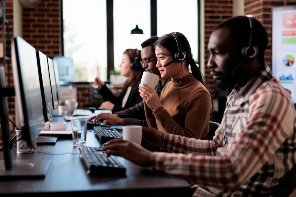 asian woman working at call center with diverse gr 2025 02 17 04 03 47 utc Copy 2 Get a Free Consultation